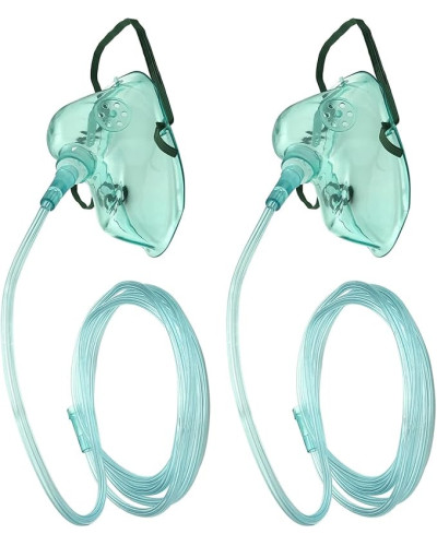 Masque oxygene PVC A/Tube connecteur PVC, 150 cm (x 20)