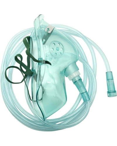 Masque oxygene PVC A/Tube connecteur PVC, 150 cm (x 20)