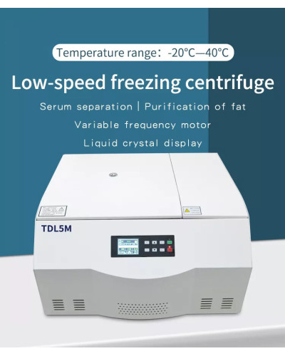 Centrifugeuse de table réfrigérée à  basse vitesse, Modèle TDL5M