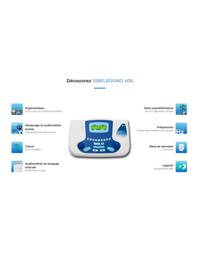 Audiomètre de dépistage, Modèle SIBELSOUND 400