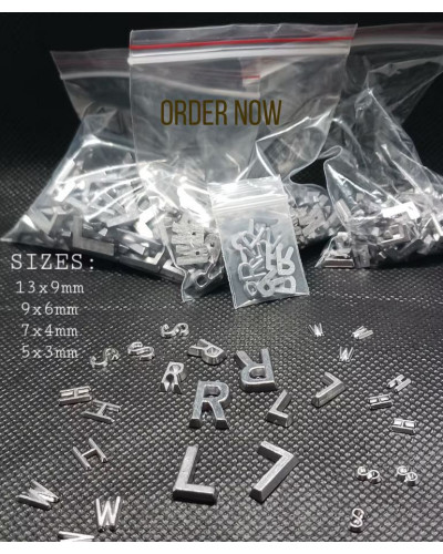 Lot de caractères deluxe (A-Z, 0-9, L+R ou D+G)