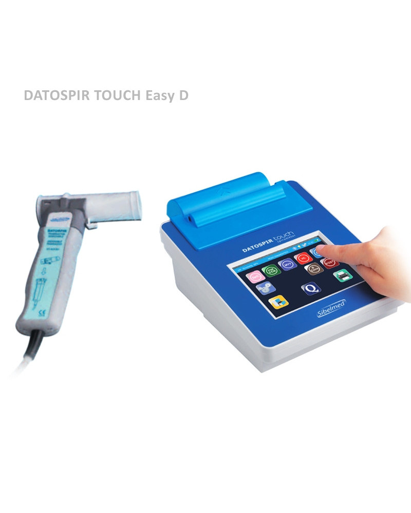Spiromètre avec écran tactile Datospir Touch Easy D + W20s Software