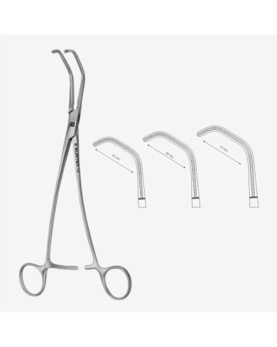 Pince Satinsky, 25 cm (mors Debakey)