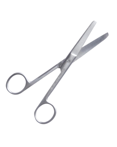 Ciseaux mousses (2 bouts mousses), droits, 16 cm