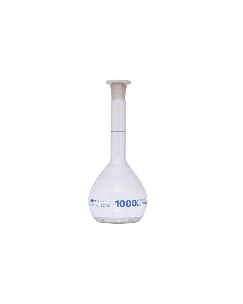 FIOLE JAUGEE VERRE BOUCHEE 1000 M