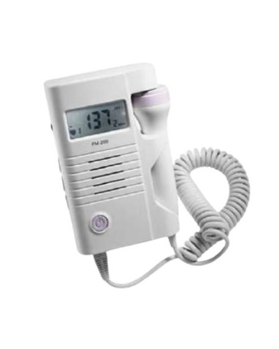 Doppler foetal de poche avec affichage du rythme cardiaque FM-200