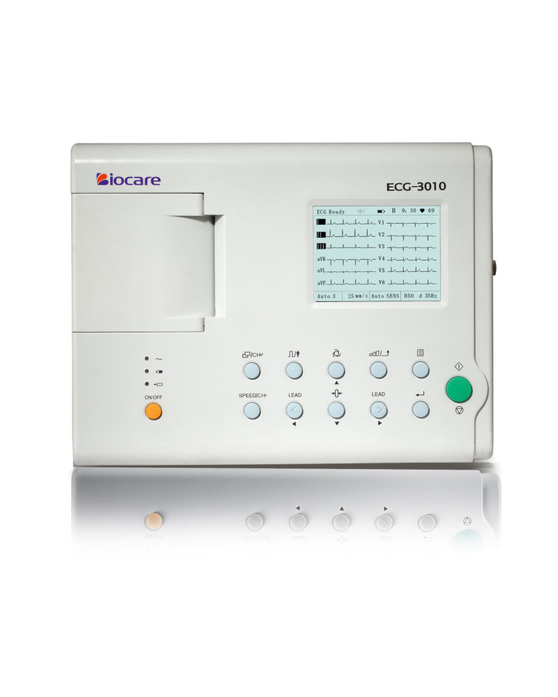 Electrocardiographe ECG-3010 digitale à  3 canaux