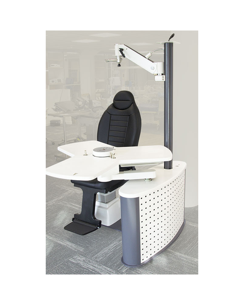 Unité de consultation pour ophtalmologie (Fauteuil patient + tables à  instruments)