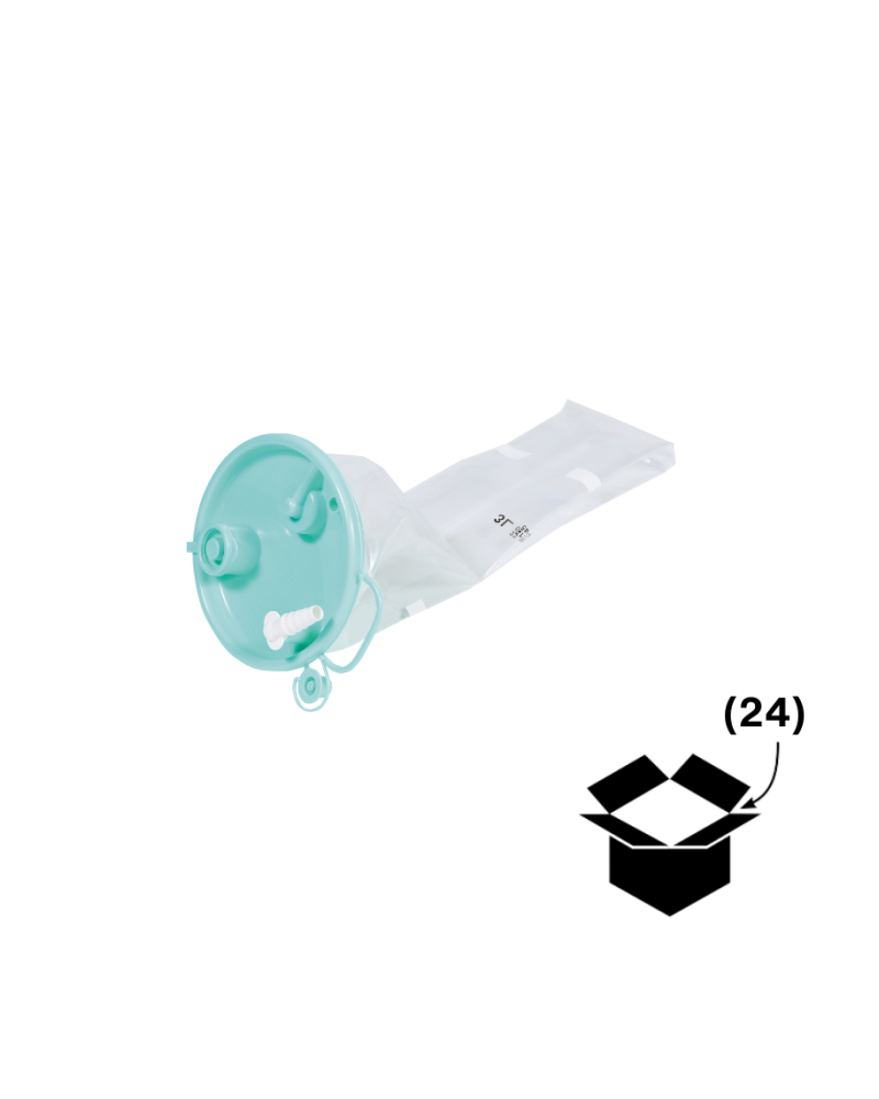 Poche d'aspiration à  usage unique, 2 Litres  qté: 50