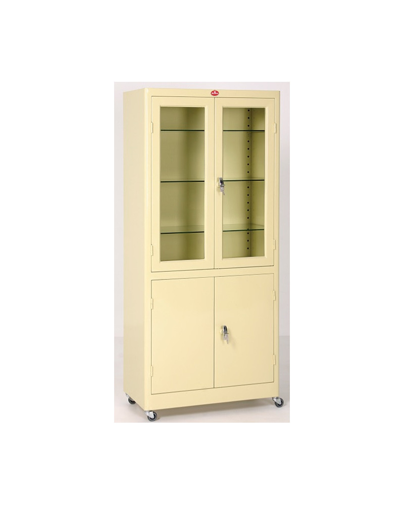 Armoire à instruments avec deux battants