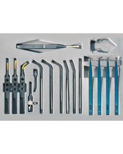 Ensemble d'instrument pour micro-chirurgie PHACO, Modèle SYX17 Ensemble d'instrument pour micro-chirurgie PHACO, Modèle SYX17