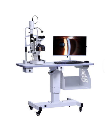 Lampe à fente numérique -modèle G300H avec table motorisée