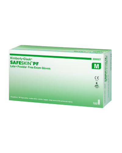 Gants safeskin pfe, non poudrés, texturée