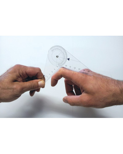 Mètre d'angles de doigts (cm)