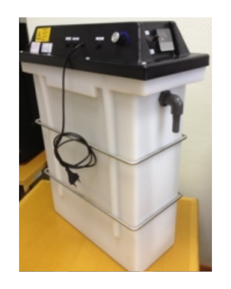 Bac pour fixateur argent 400 automatique 35 litres