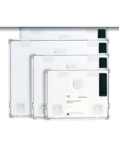 Cassette de radiographie avec fenêtre d'identification 35 x 35 cm