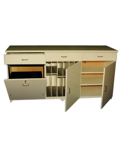 Meuble avec compartiment à  triple combinaison FCD