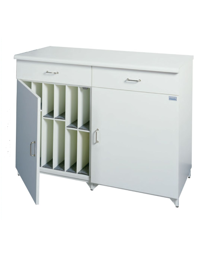 Meuble avec compartiment à  double combinaison FD