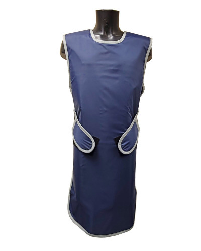 Blouse chirurgicale 100 x 60 cm, bande dorsale 0,35 mm