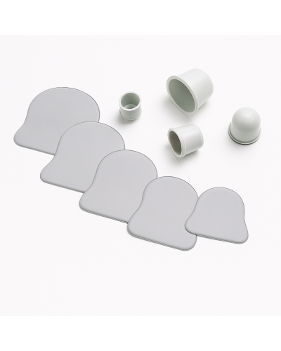 Lot de 2 boucliers de gonades solides