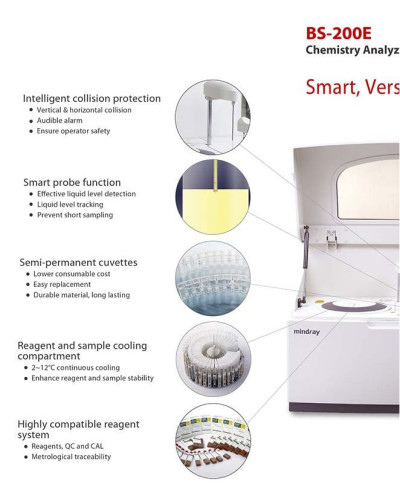Automate de biochimie (spectrophotomètre) modèle BS-200E