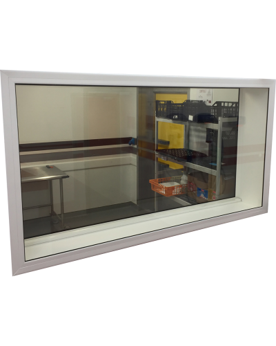 Châssis vitre plombé 2 mm, 80 x 80 cm