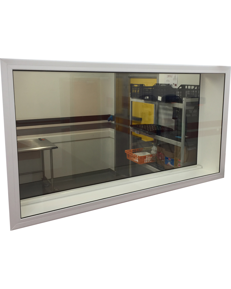 Châssis vitre plombé 2 mm, 80 x 80 cm