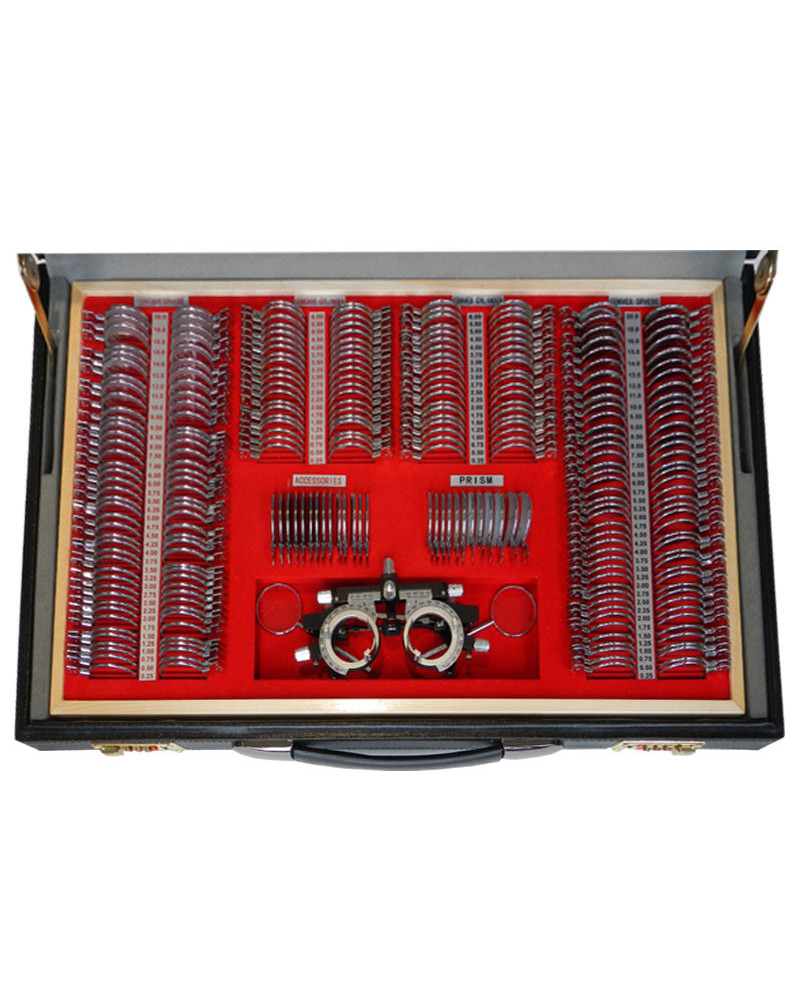 Boîte de 255 verres éssais ophtalmologique