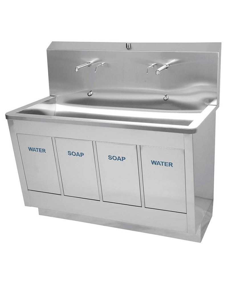 Lave mains (lavabo) chirurgical, 02 postes