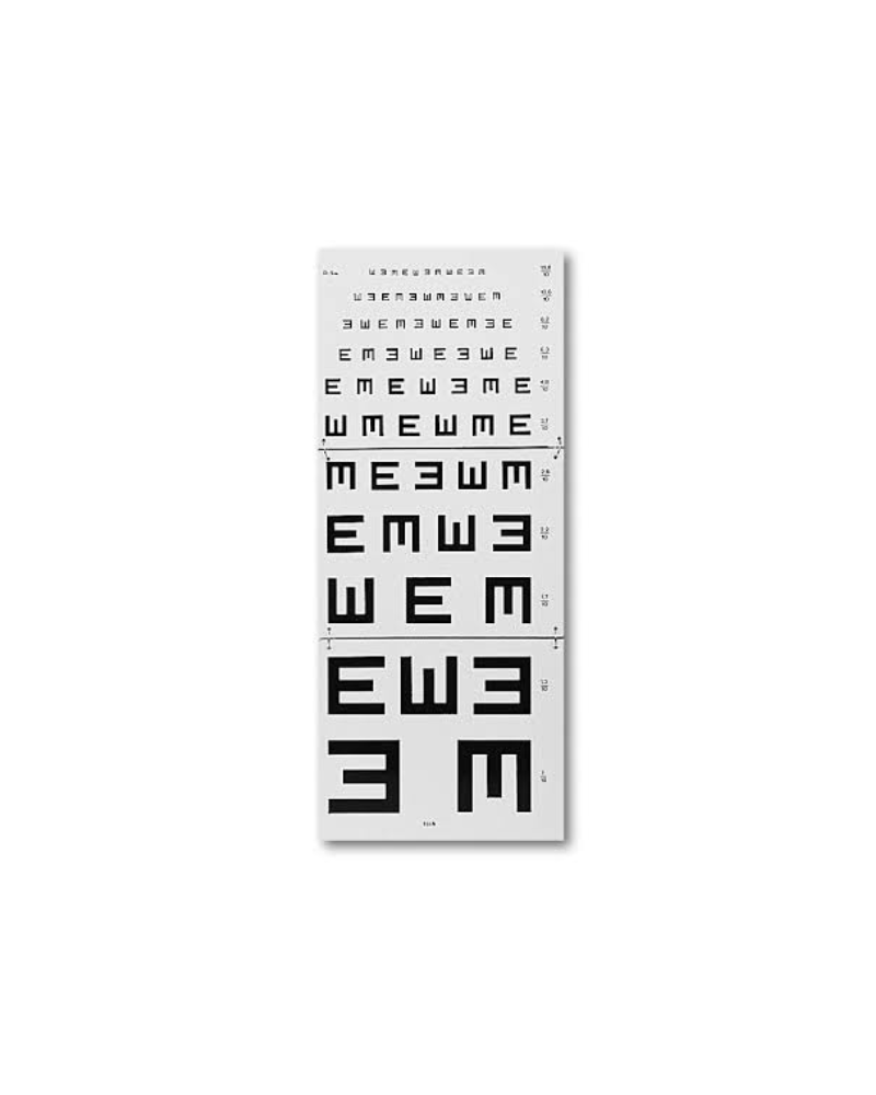 ECHELLE VISION DE PRES ILLETTRES (TESTS ARMAIGNAC)