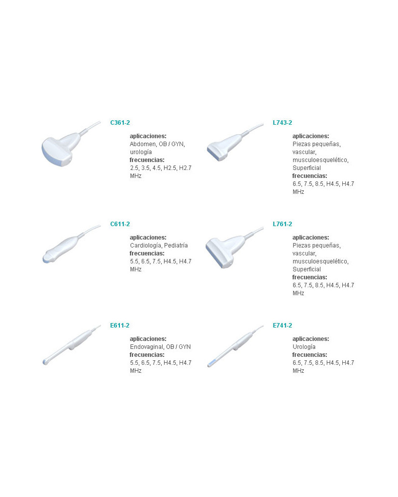 Sonde endocavitaire pour DDP3300 Sonde endocavitaire pour DDP3300