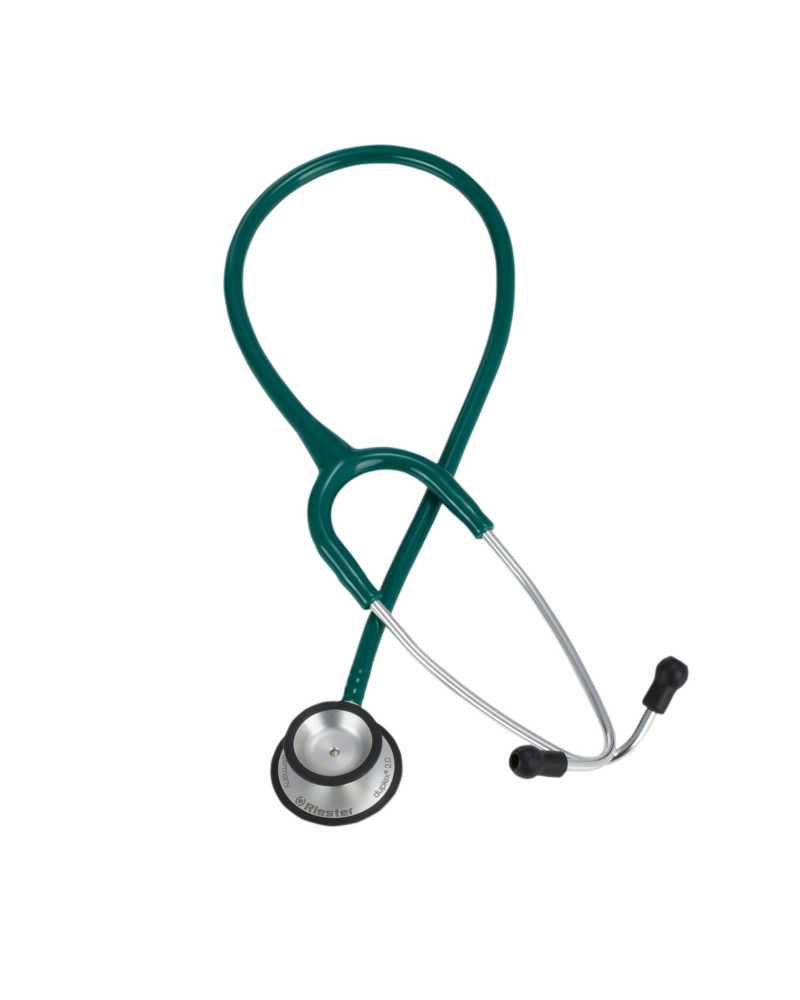 Stéthoscope, Modèle DUPLEX pavillon en aluminium Vert