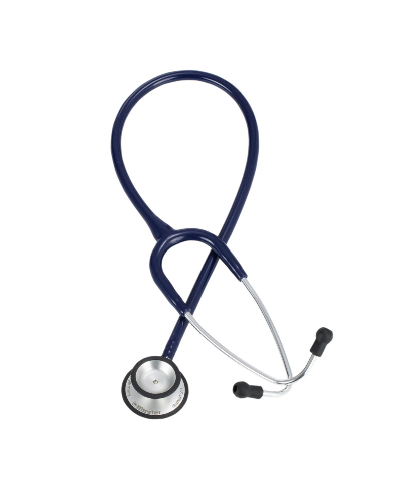 Stéthoscope, Modèle DUPLEX pavillon en aluminium Bleu