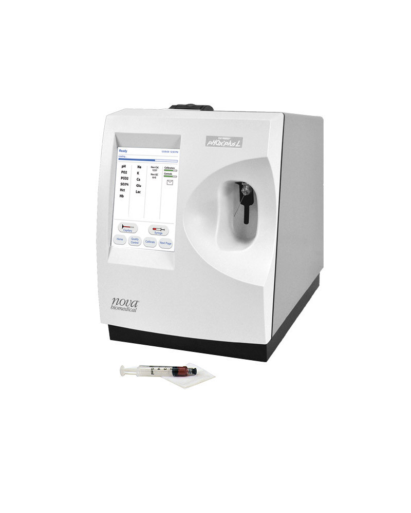 Analyseur des gaz du sang Modèle pHOx Plus Analyseur des gaz du sang Modèle pHOx Plus