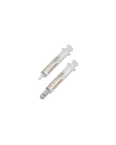 Seringues en verre, bout verre luer centré, 30 ml