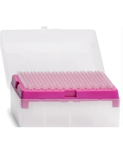 Cônes finntip en rack: 5 - 300µl, longueur 52, stérile