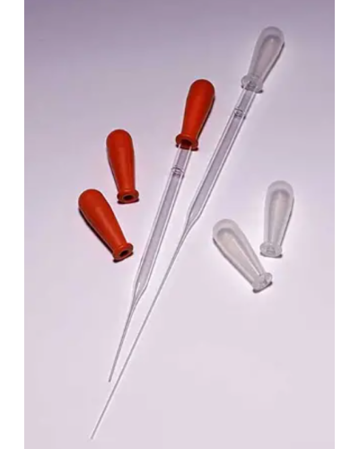 Pipettes pasteur, pointes ouvertes et non cotonnée