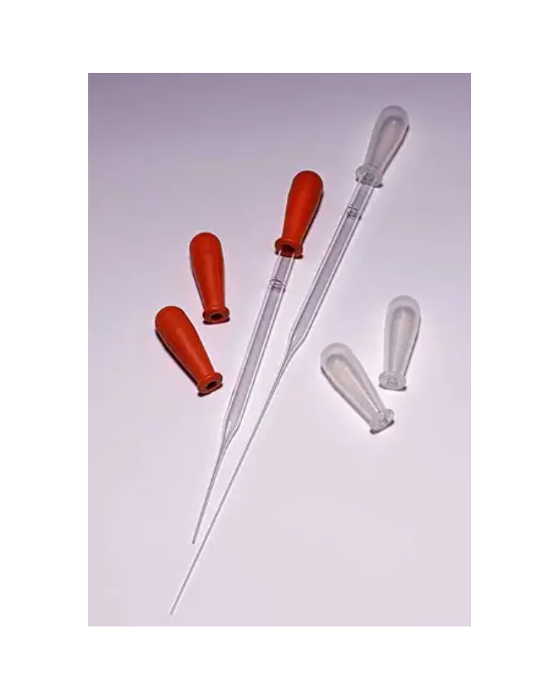 Pipettes pasteur, pointes ouvertes et non cotonnée