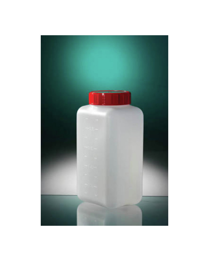 Flacons 150 ml polyéthylène blanc pour cape inviolable