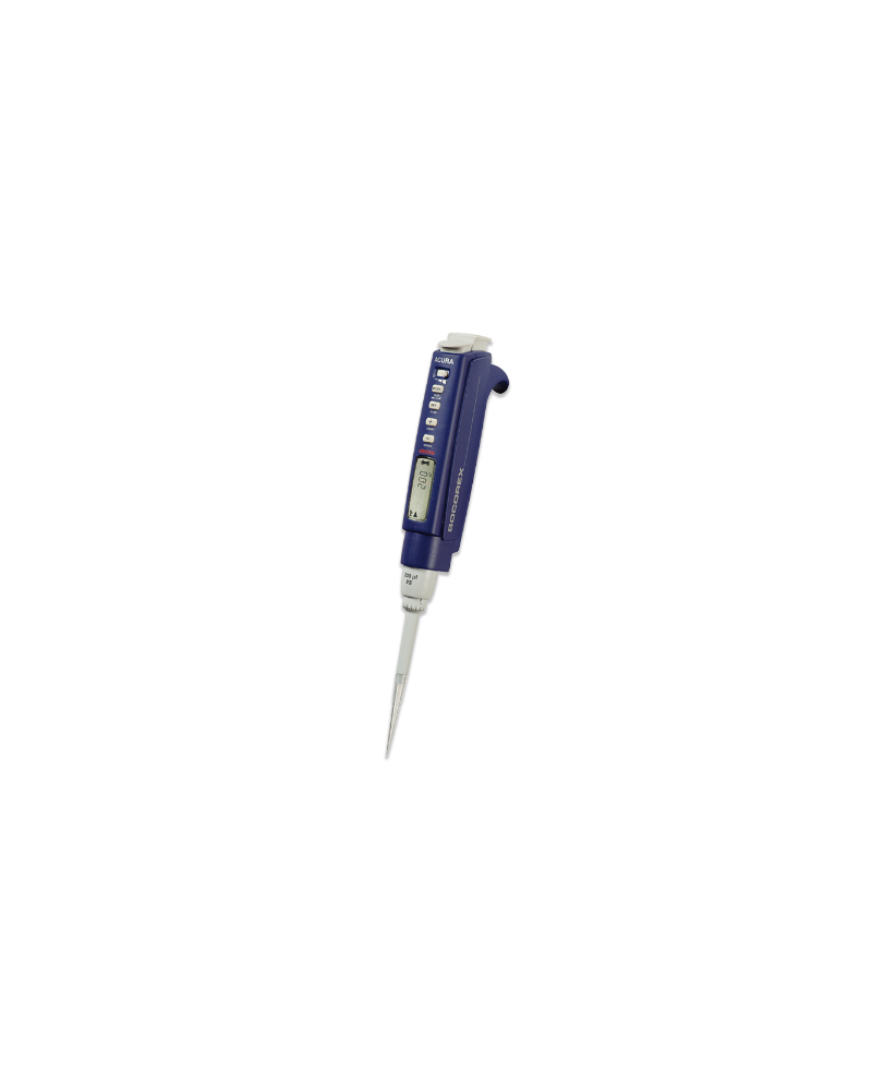 Micropipette acura electro socorex 925 monocanal: 2,5 - 50 µl