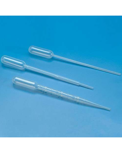 Pipette plastique graduée en polystyrène  1ml , non stérile