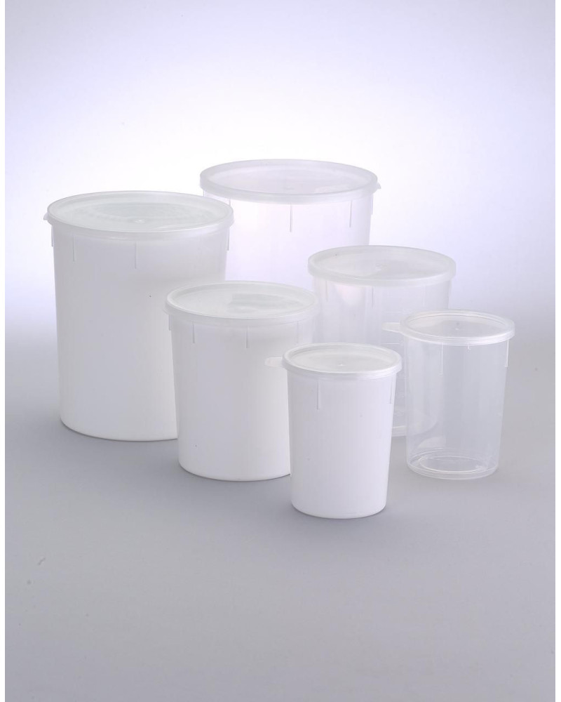 Pots tronconiques en polypropylène translucide non stérile (200 ml)
