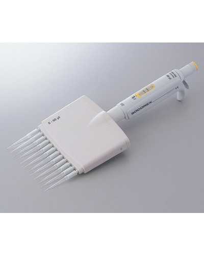 Micropipettes acura SOCOREX 85 à  12 canaux: 0,5 - 10 µl