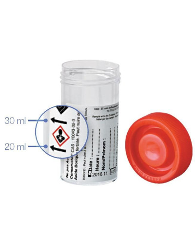 Flacons étiquetés personnalisés 60 ml