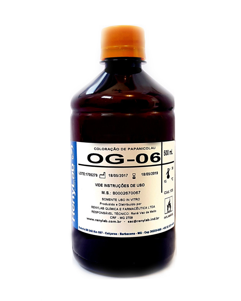 Papanicolaou, Solution OG 6, 1 000 ml
