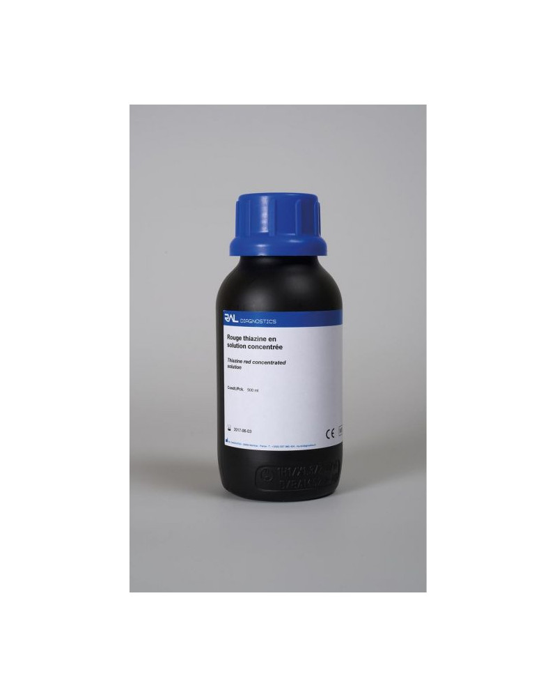 Rouge thiazine, Solution concentrée - 500 ml
