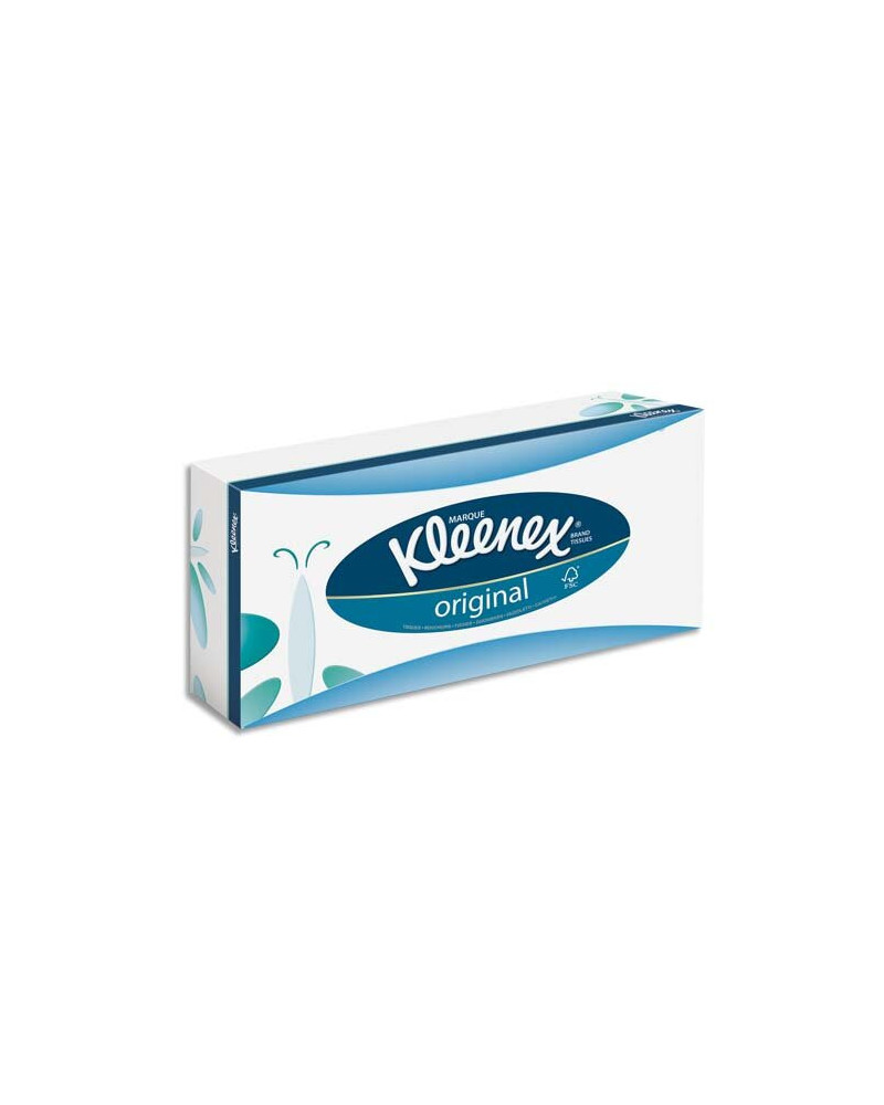 Mouchoirs kleenex, boîte rectangle