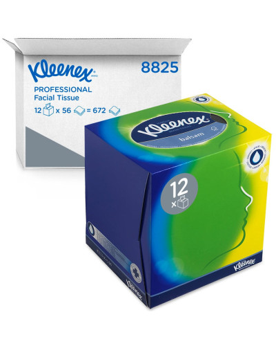 Mouchoirs kleenex, boîte cube