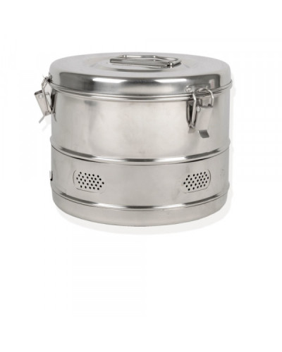 Tambour de stérilisation 125 x 80 mm