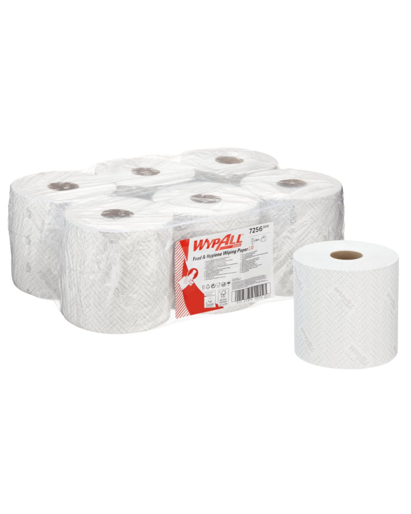 Essuyeurs wypall l10, dévidage classique